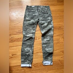 GAP Always Skinny Army Patterned Jeans